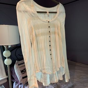 Free People white boho top